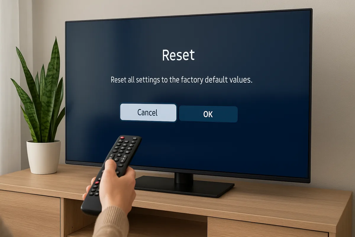 Come resettare una smart TV senza perdere le impostazioni: la procedura che risolve molti problemi