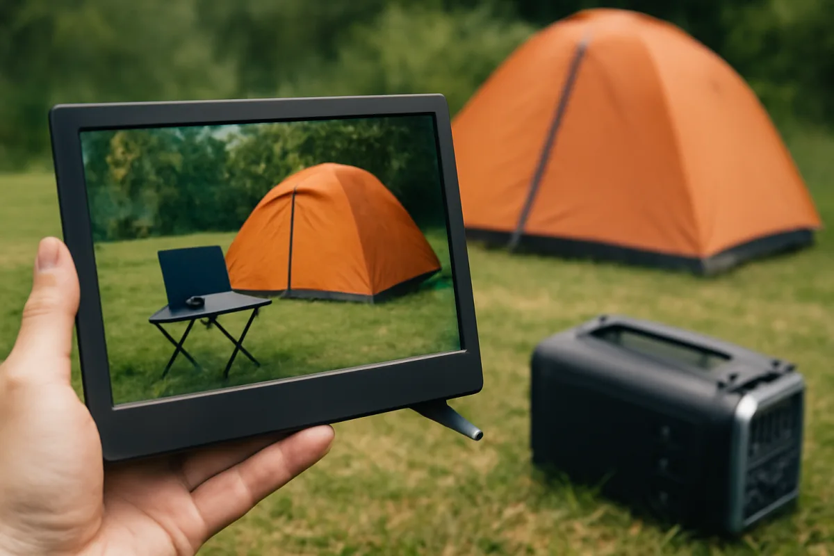 Come scegliere un TV portatile per viaggi e campeggio: la caratteristica che fa risparmiare peso e batteria