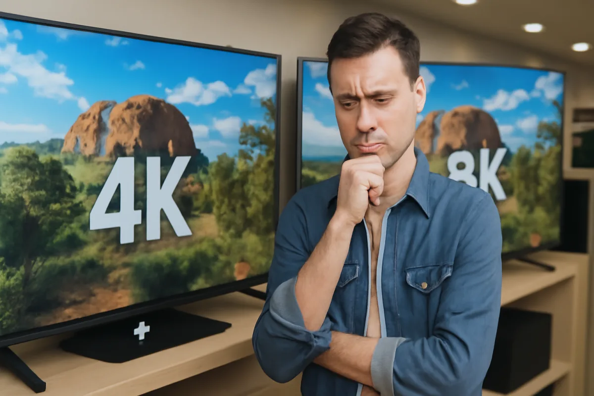 Come decidere tra 4K e 8K: i limiti reali che i rivenditori evitano di spiegare