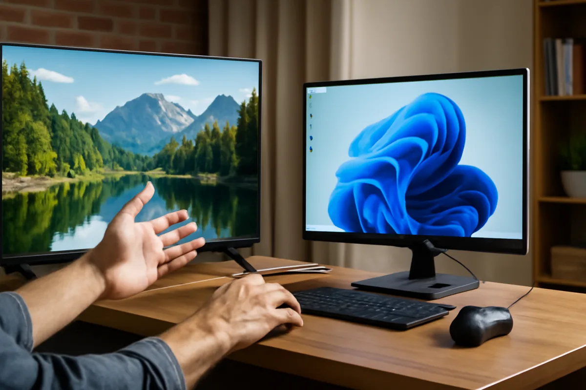Posso usare il mio televisore come monitor PC? Ciò che cambia davvero nelle prestazioni e nella qualità