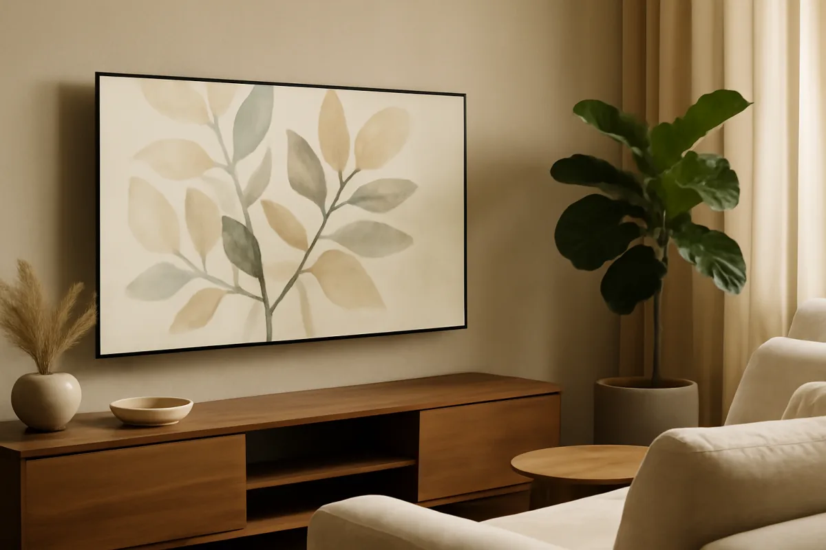 Cos’è il TV Ambient Mode? L’utilità nascosta per armonizzare la TV con l’arredamento